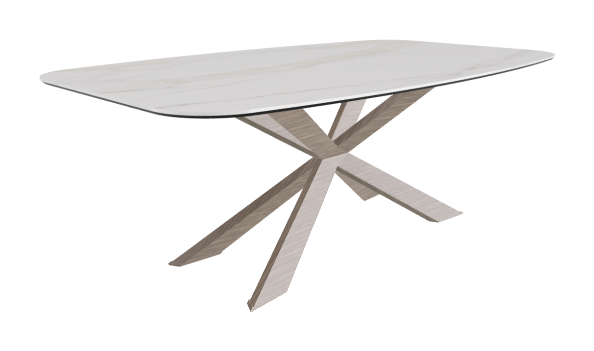 Cattelan Italia Spyder Keramik Barrel Shaped Dining Table