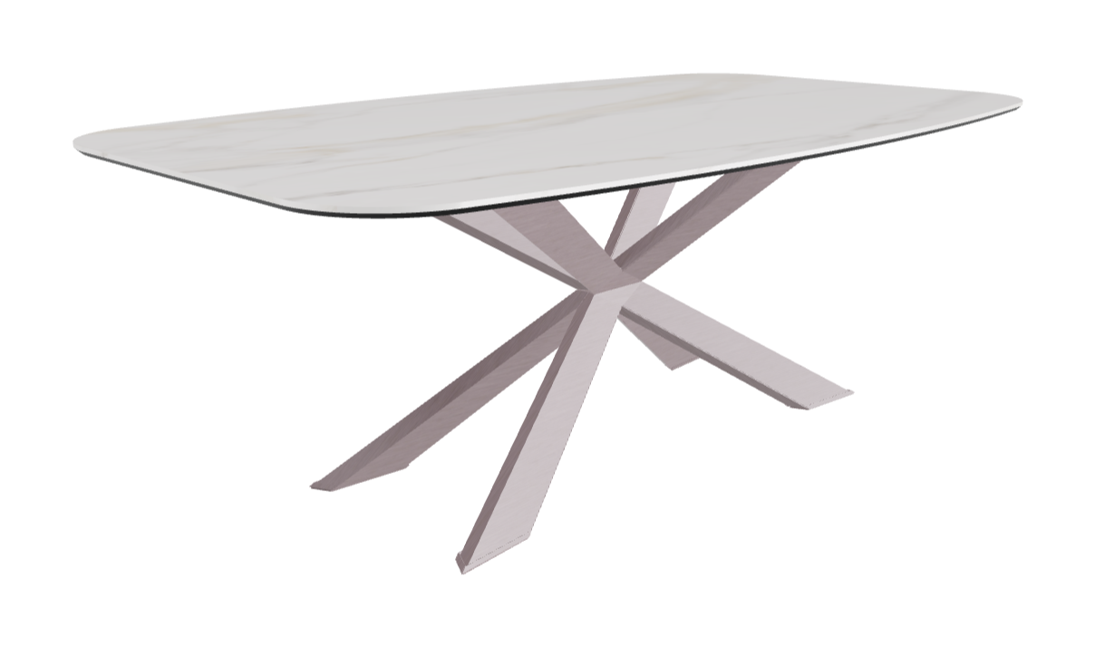 Cattelan Italia Spyder Keramik Barrel Shaped Dining Table