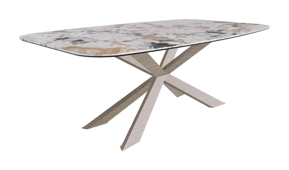 Cattelan Italia Spyder Keramik Barrel Shaped Dining Table