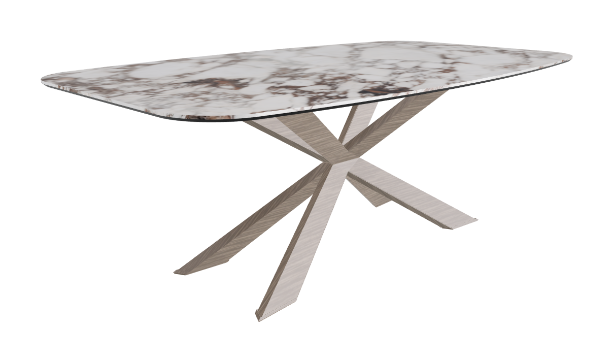 Cattelan Italia Spyder Keramik Barrel Shaped Dining Table