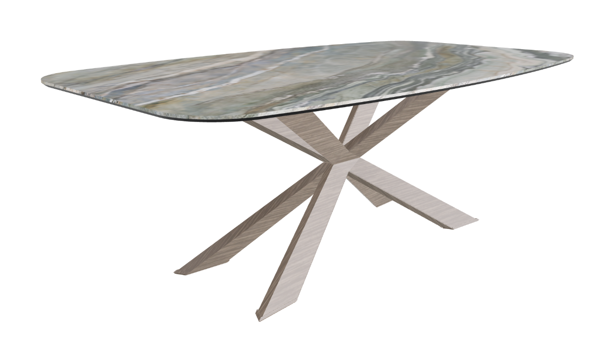 Cattelan Italia Spyder Keramik Barrel Shaped Dining Table