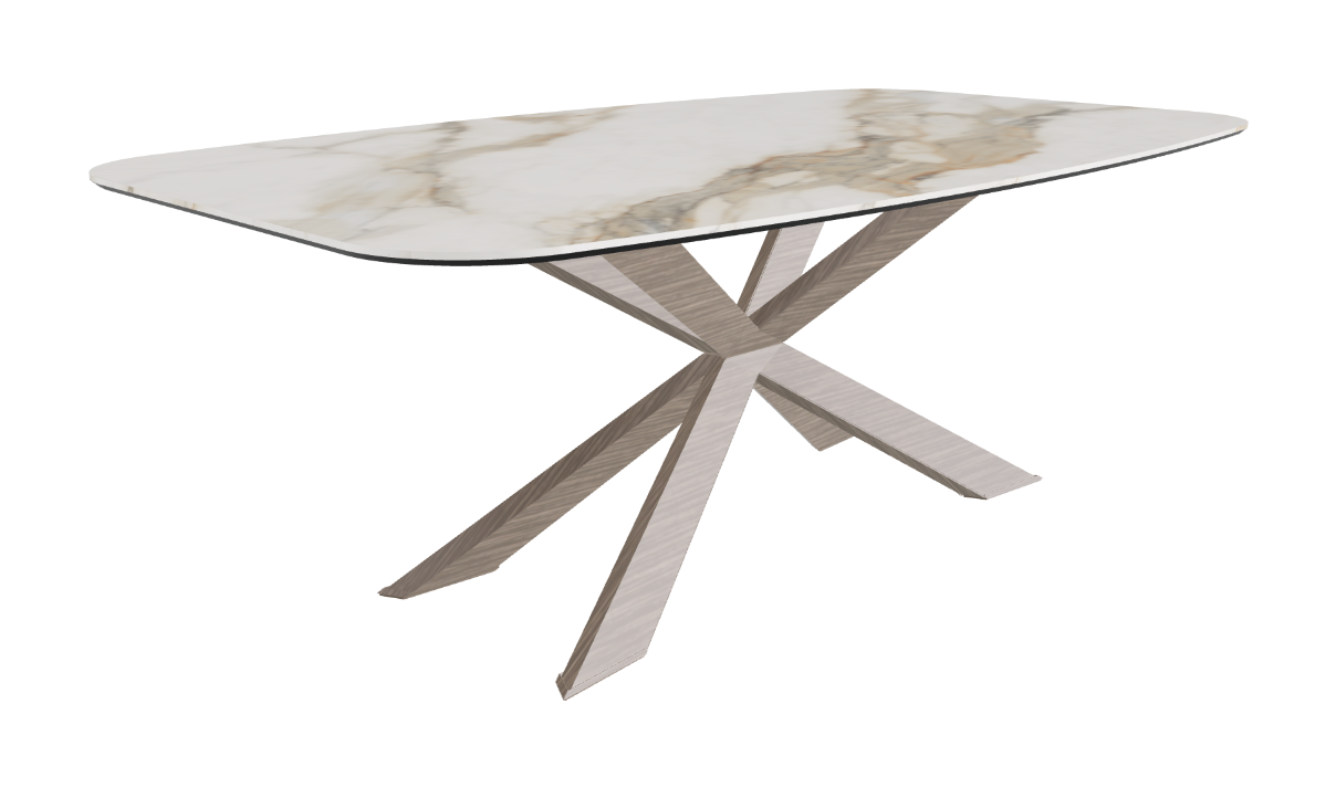 Cattelan Italia Spyder Keramik Barrel Shaped Dining Table