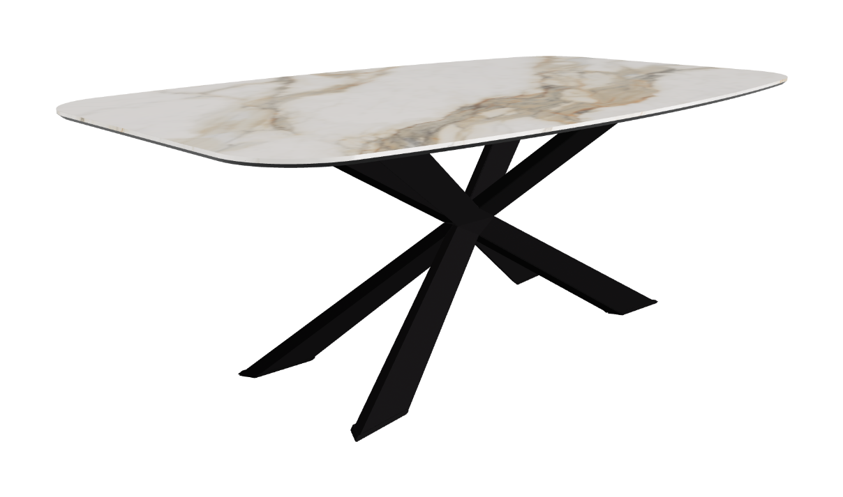Cattelan Italia Spyder Keramik Barrel Shaped Dining Table