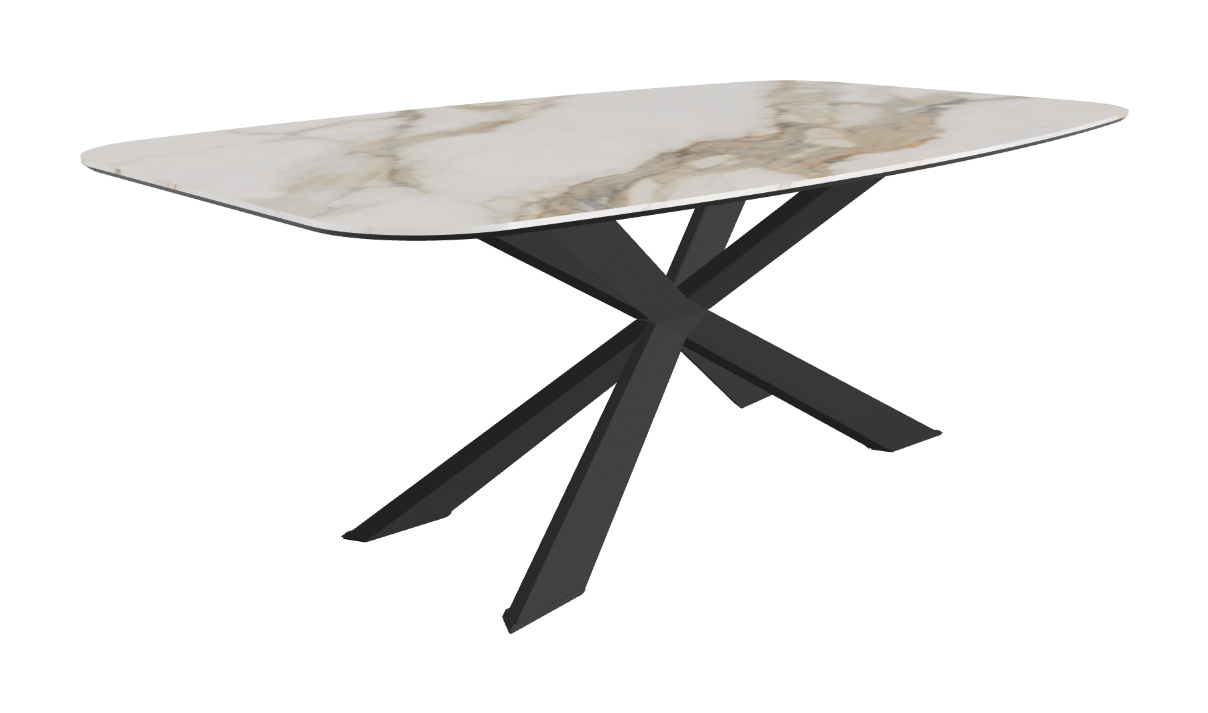 Cattelan Italia Spyder Keramik Barrel Shaped Dining Table