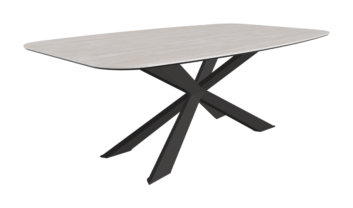 Cattelan Italia Spyder Keramik Barrel Shaped Dining Table