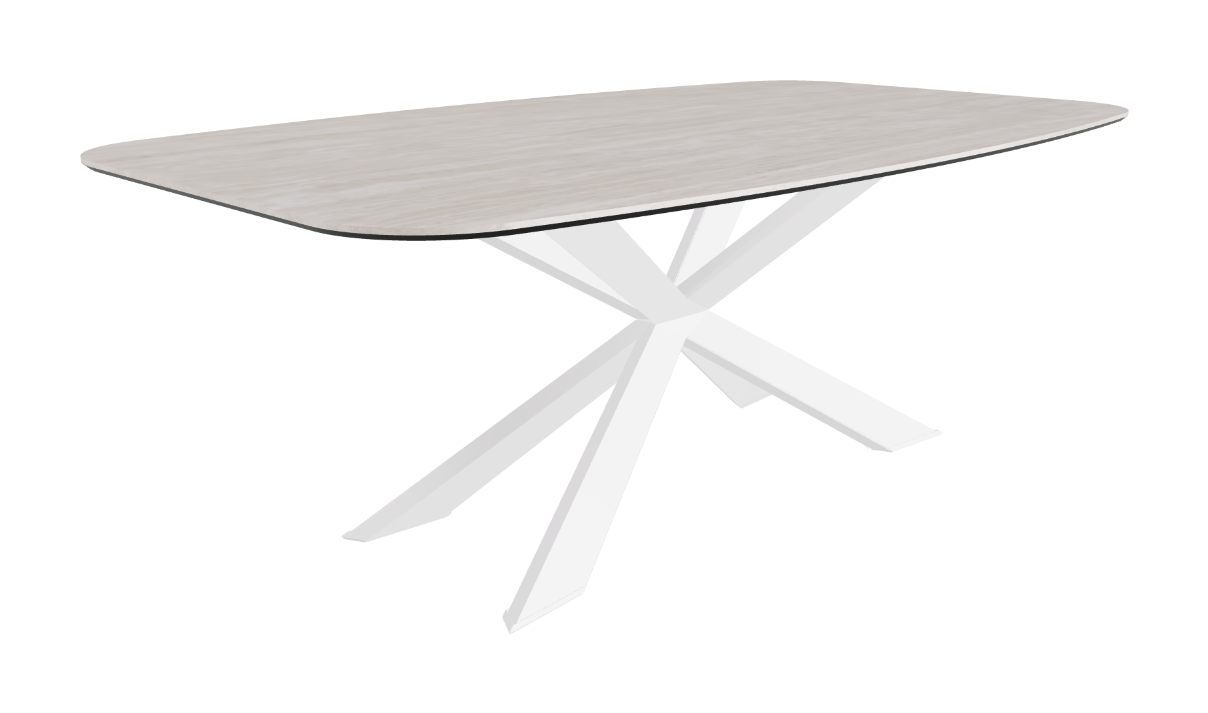Cattelan Italia Spyder Keramik Barrel Shaped Dining Table