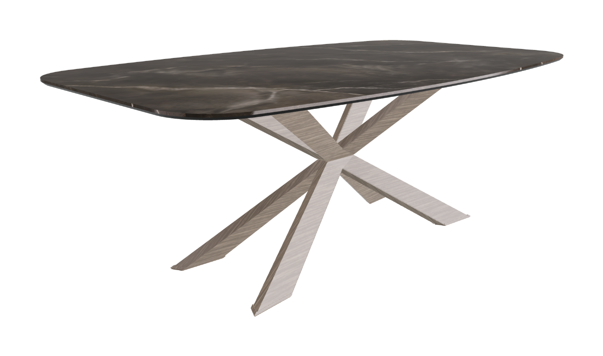 Cattelan Italia Spyder Keramik Barrel Shaped Dining Table
