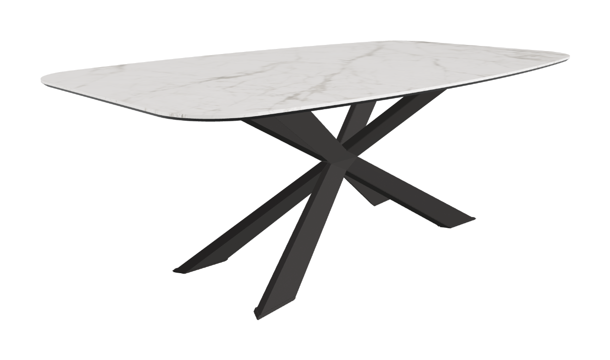 Cattelan Italia Spyder Keramik Barrel Shaped Dining Table