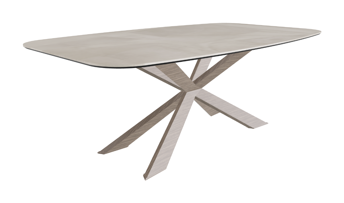 Cattelan Italia Spyder Keramik Barrel Shaped Dining Table