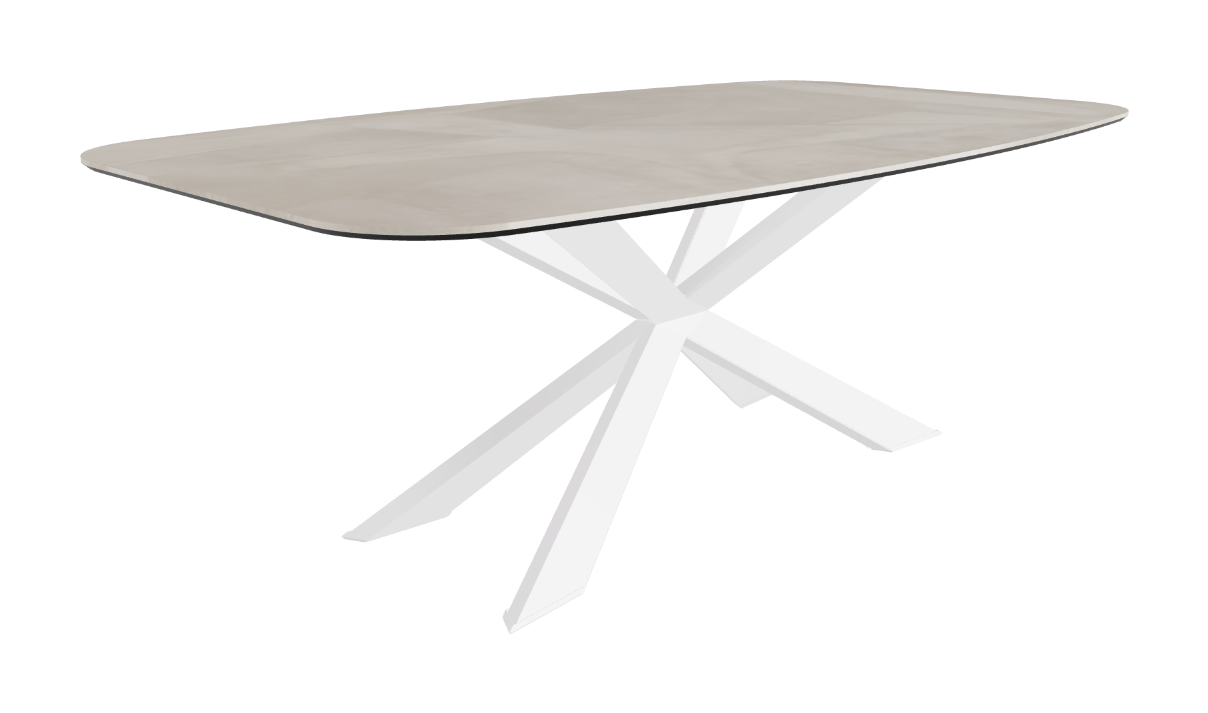 Cattelan Italia Spyder Keramik Barrel Shaped Dining Table