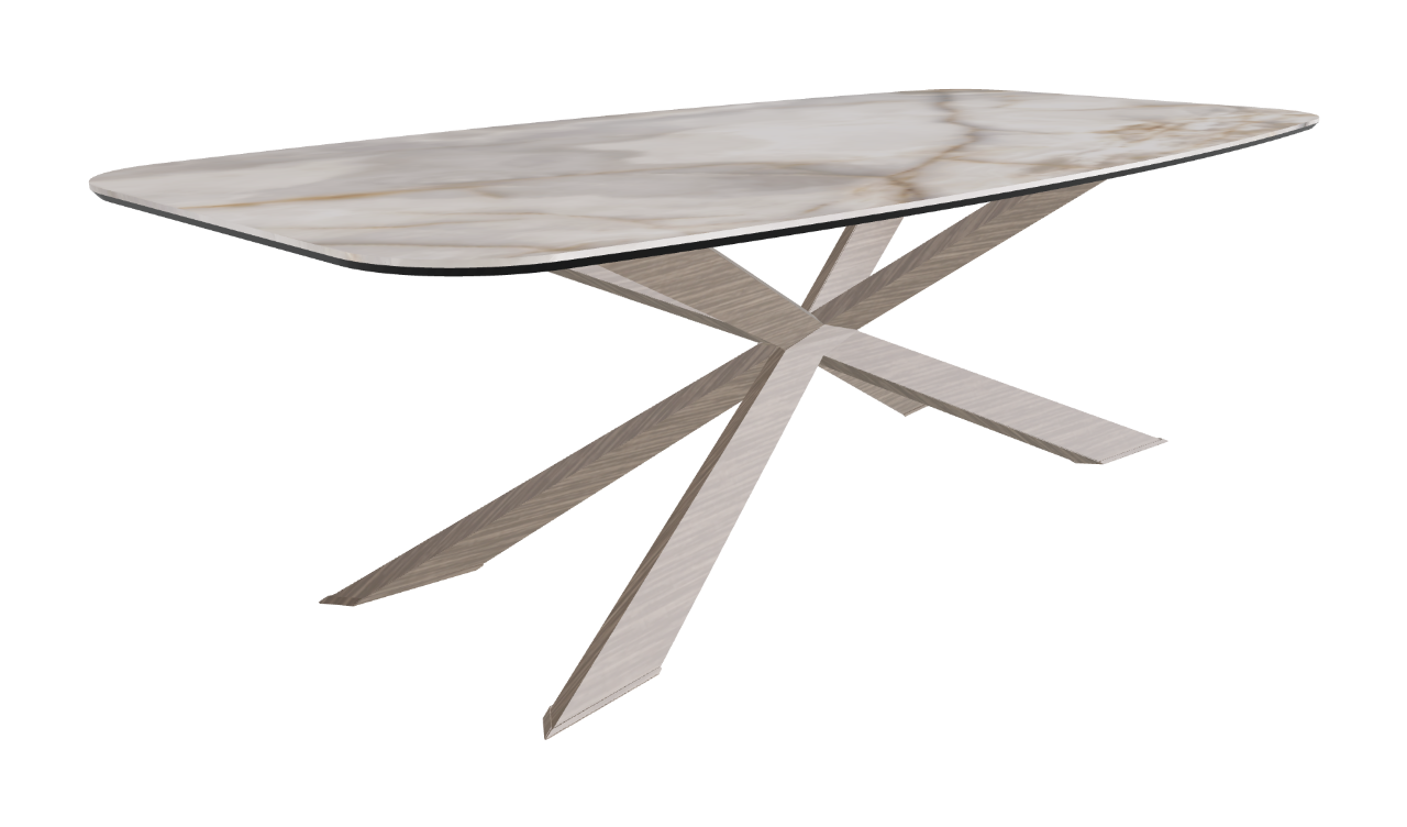 Cattelan Italia Spyder Keramik Barrel Shaped Dining Table