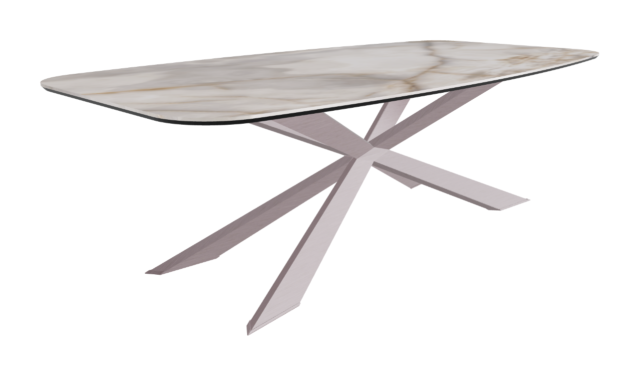 Cattelan Italia Spyder Keramik Barrel Shaped Dining Table