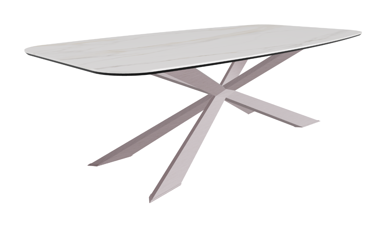 Cattelan Italia Spyder Keramik Barrel Shaped Dining Table