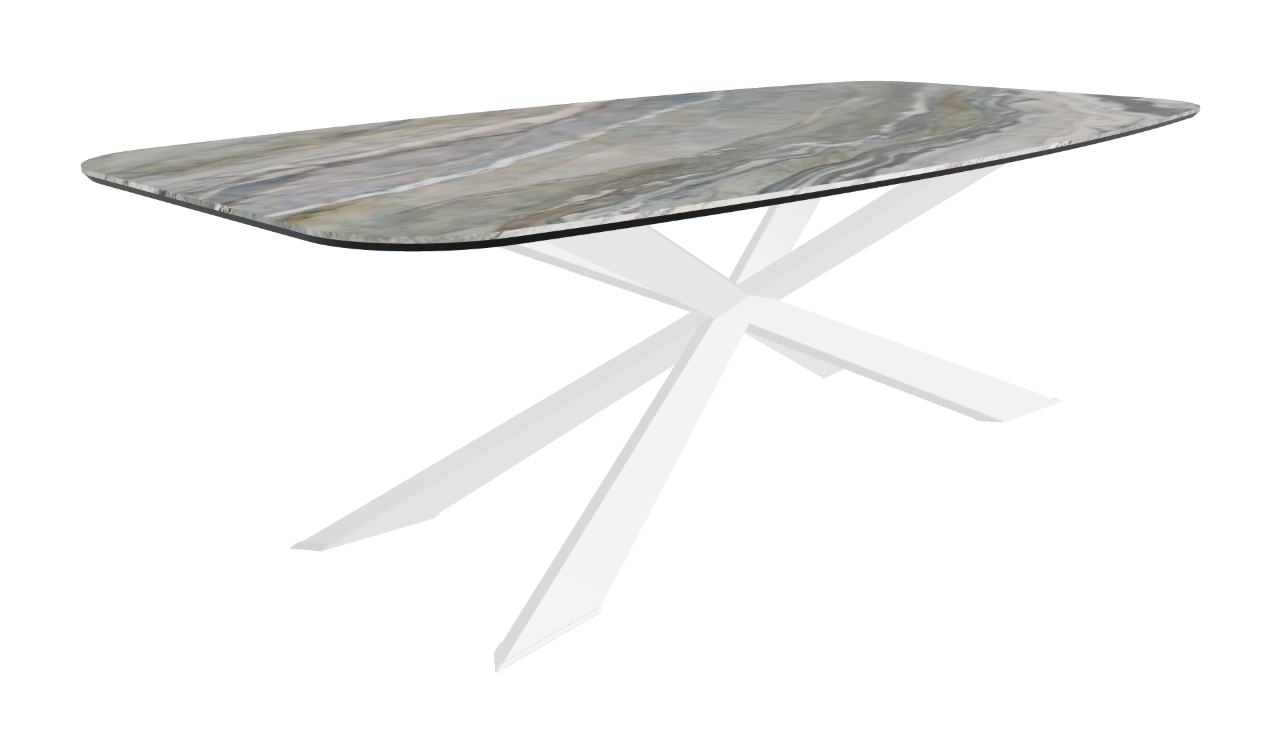 Cattelan Italia Spyder Keramik Barrel Shaped Dining Table