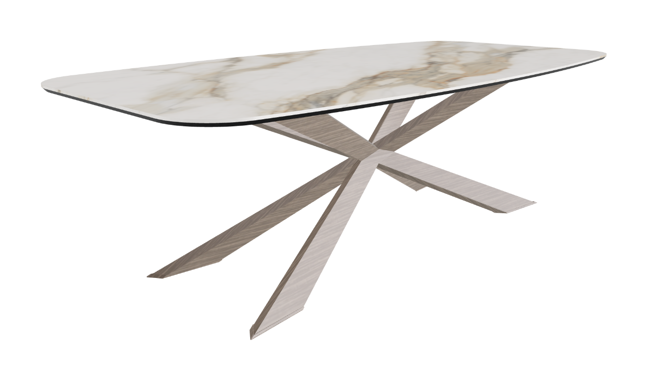 Cattelan Italia Spyder Keramik Barrel Shaped Dining Table