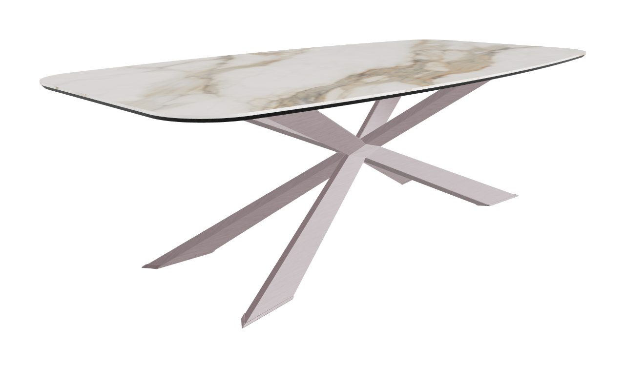 Cattelan Italia Spyder Keramik Barrel Shaped Dining Table