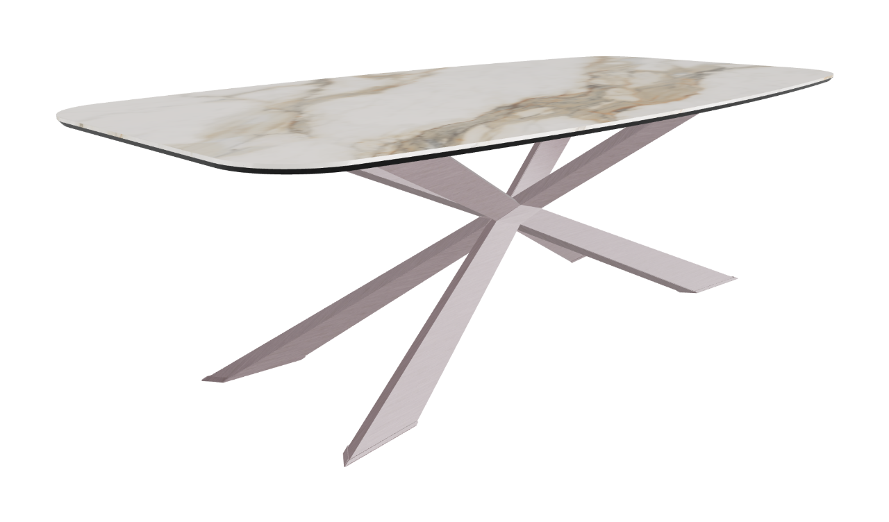 Cattelan Italia Spyder Keramik Barrel Shaped Dining Table