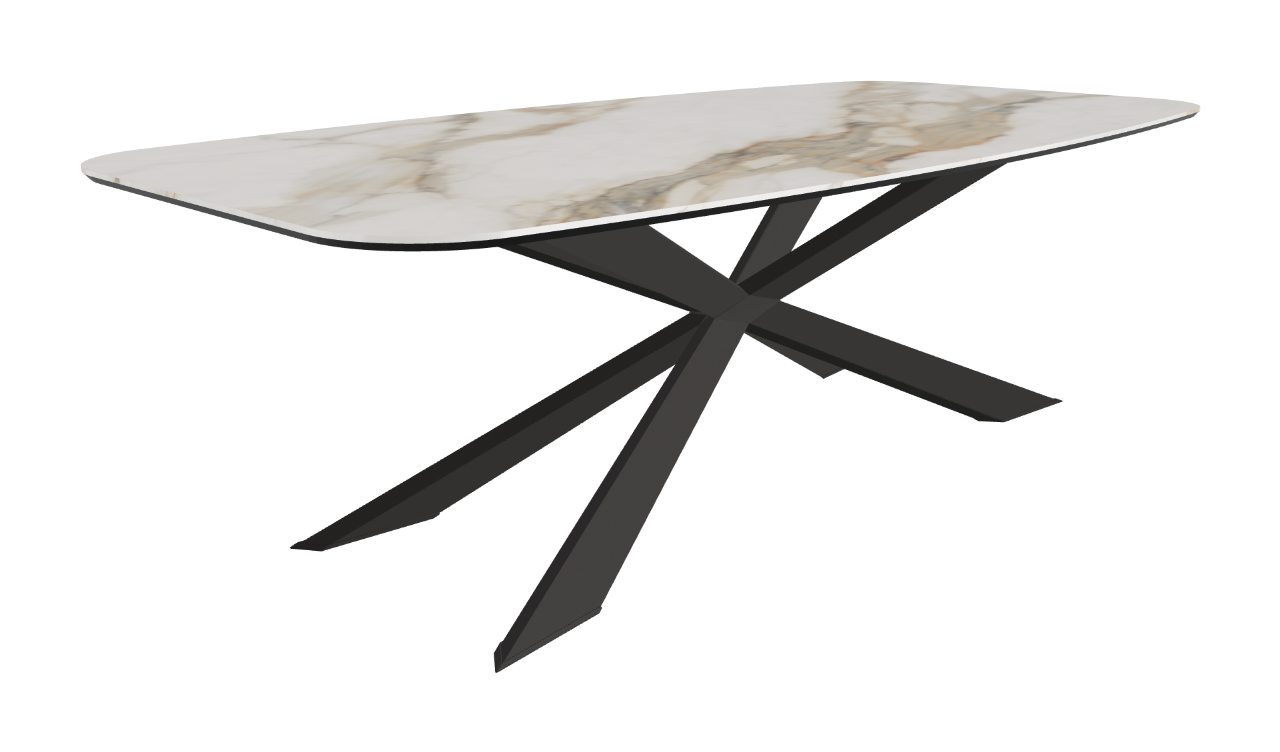 Cattelan Italia Spyder Keramik Barrel Shaped Dining Table