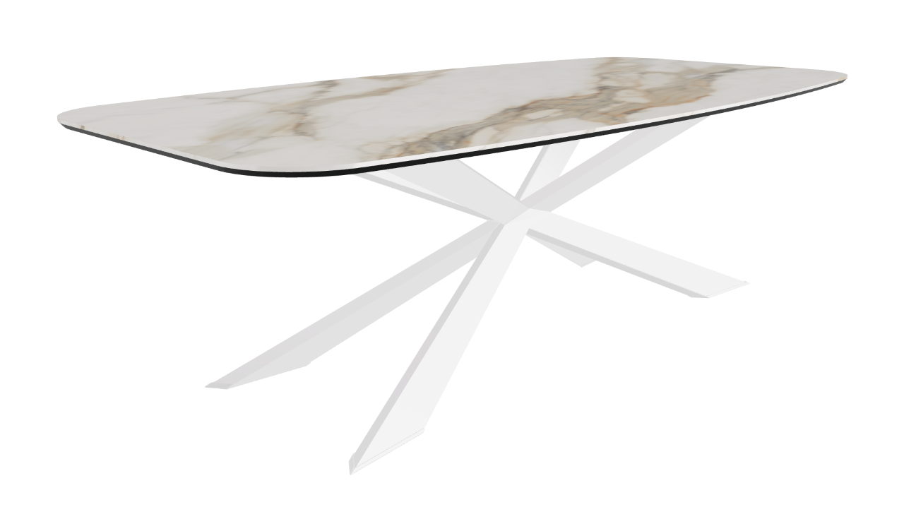 Cattelan Italia Spyder Keramik Barrel Shaped Dining Table