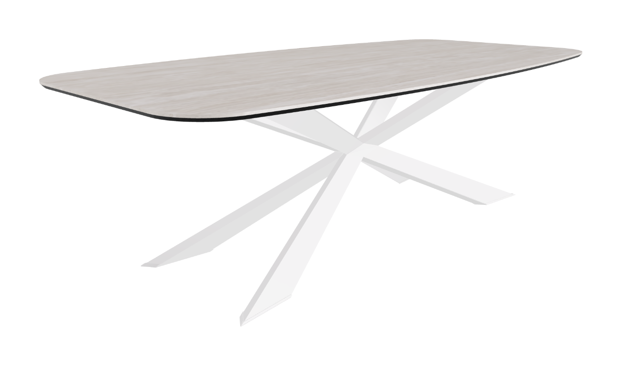 Cattelan Italia Spyder Keramik Barrel Shaped Dining Table