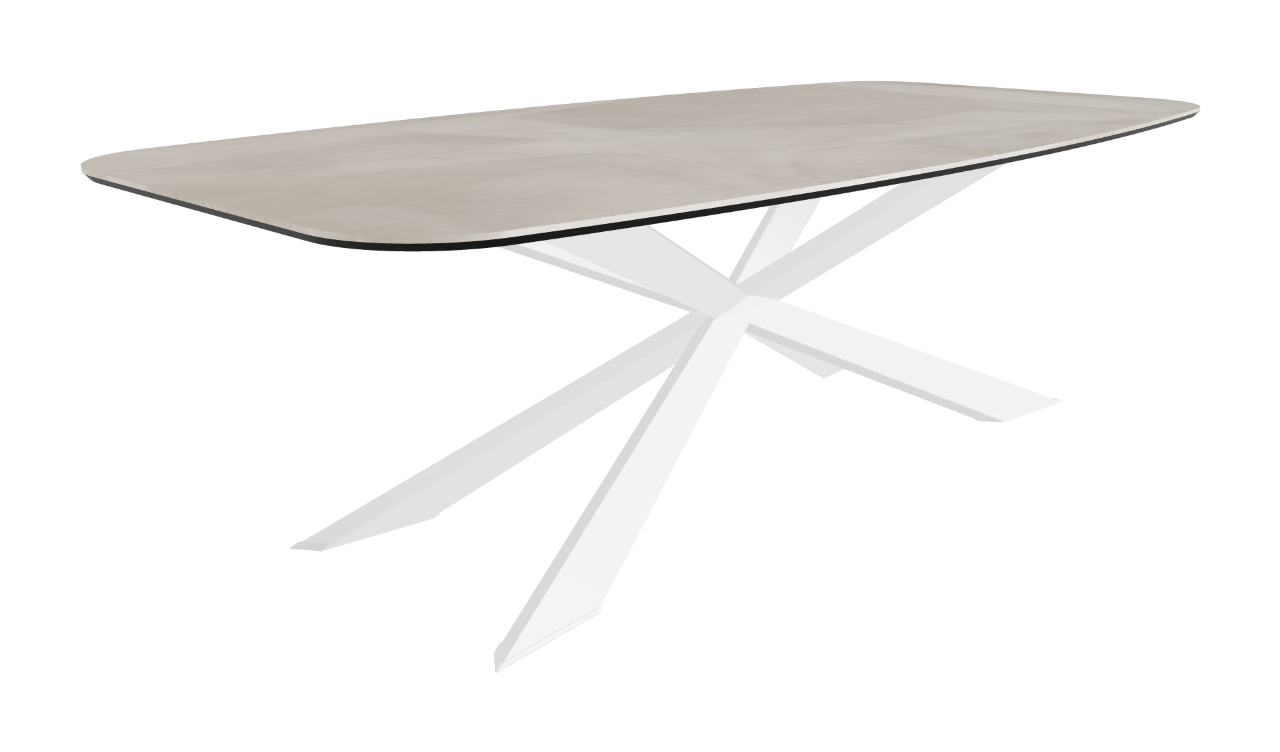 Cattelan Italia Spyder Keramik Barrel Shaped Dining Table