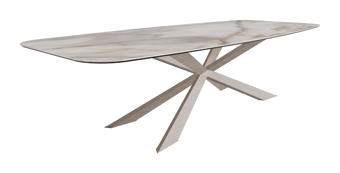 Cattelan Italia Spyder Keramik Barrel Shaped Dining Table