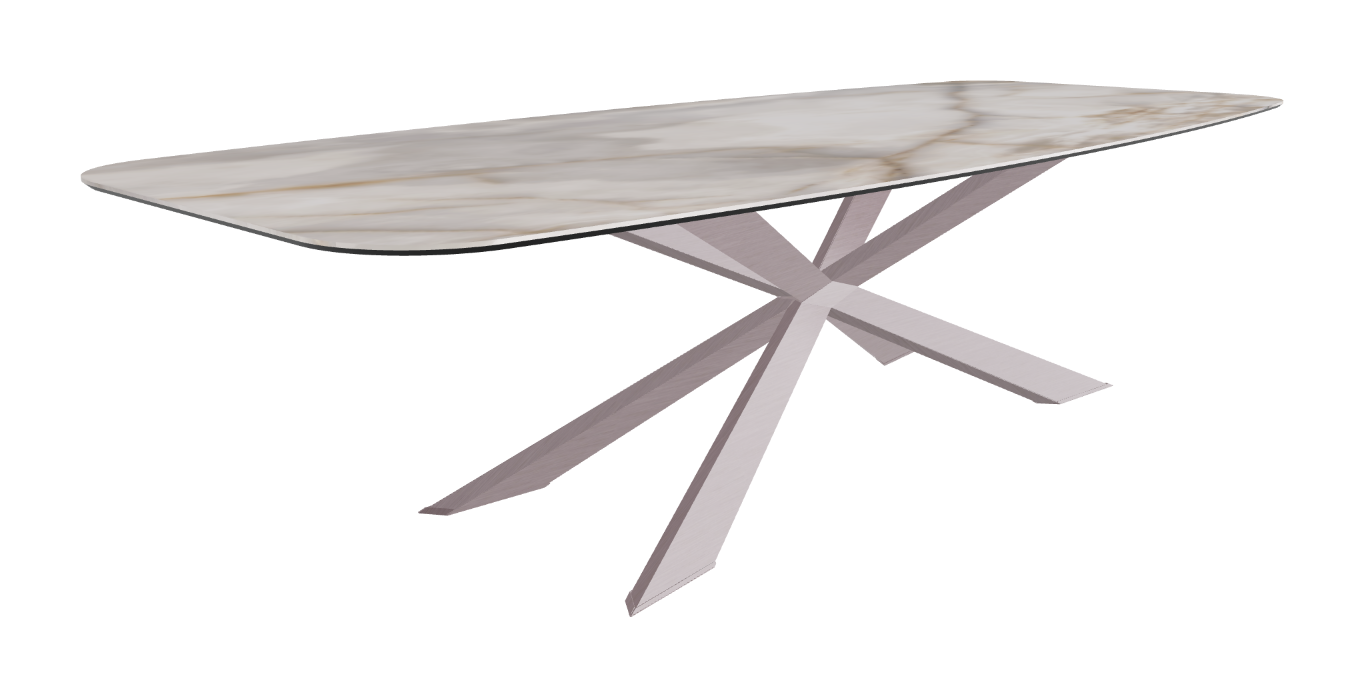 Cattelan Italia Spyder Keramik Barrel Shaped Dining Table