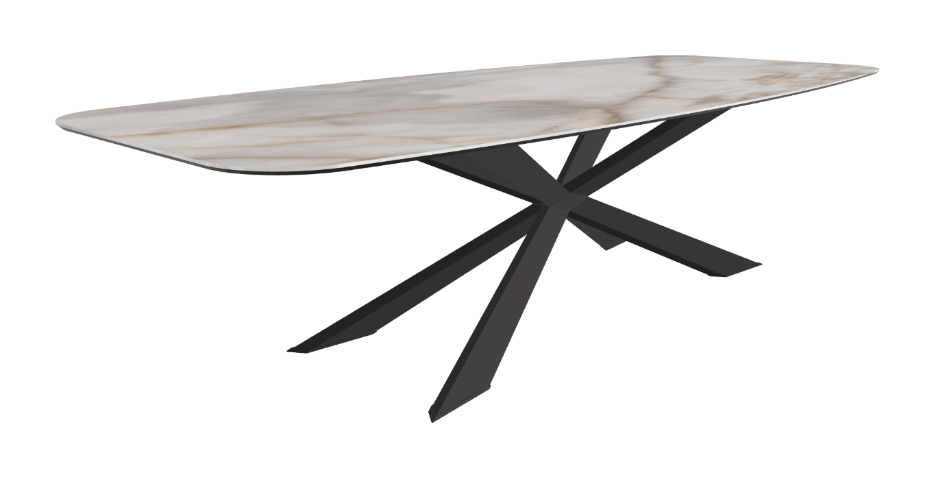 Cattelan Italia Spyder Keramik Barrel Shaped Dining Table