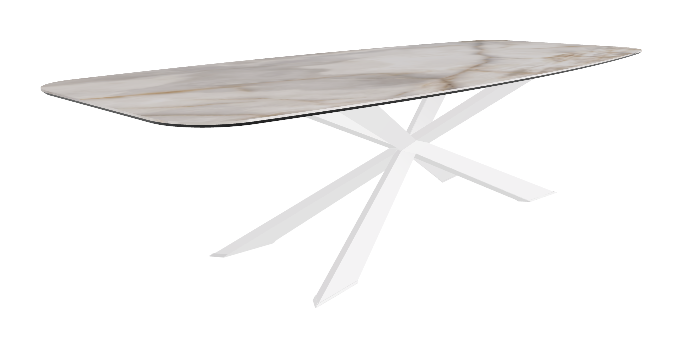 Cattelan Italia Spyder Keramik Barrel Shaped Dining Table