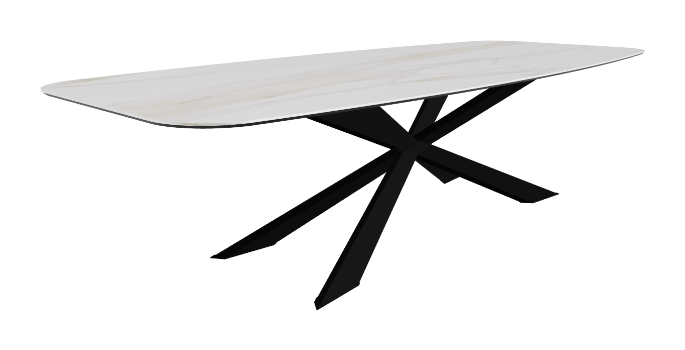 Cattelan Italia Spyder Keramik Barrel Shaped Dining Table