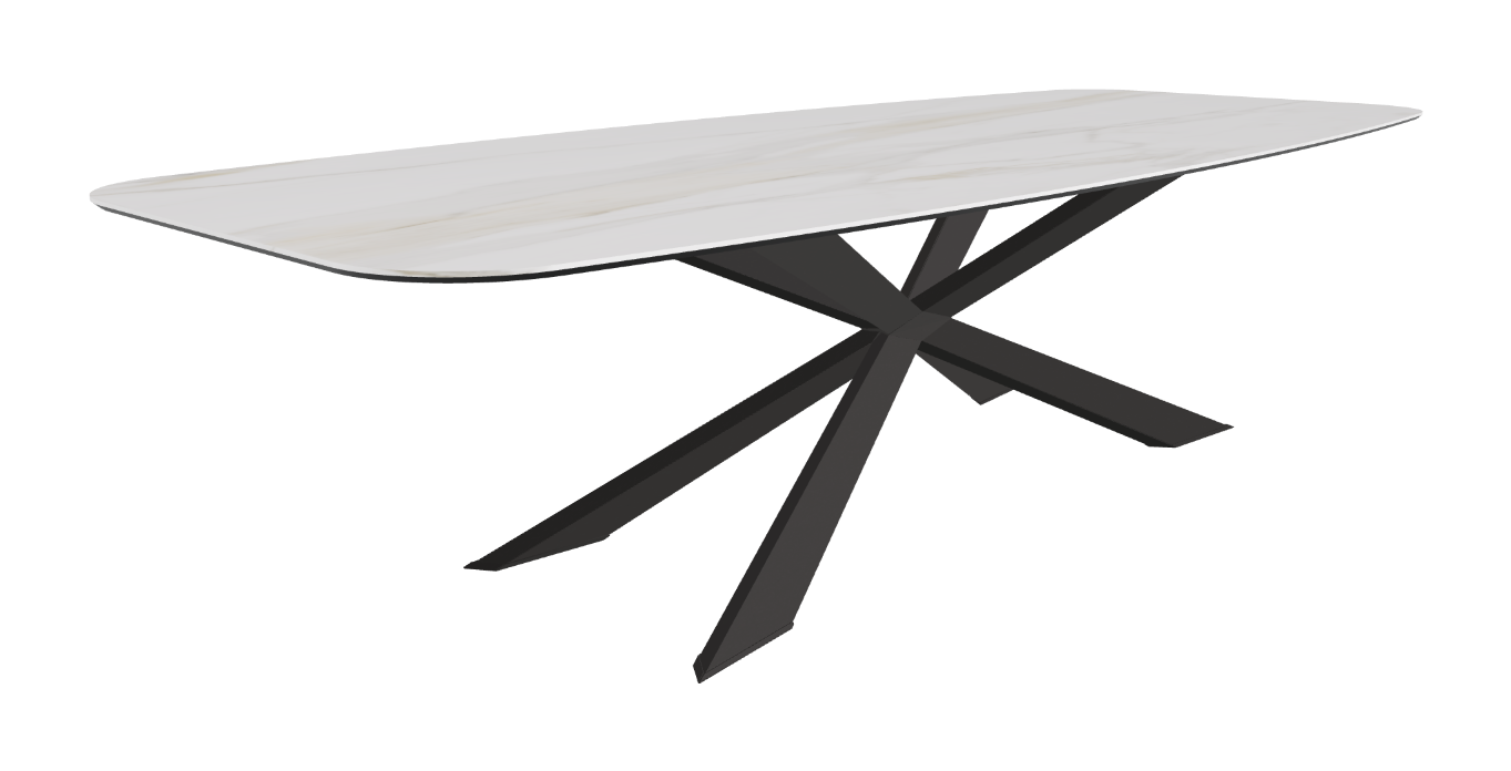 Cattelan Italia Spyder Keramik Barrel Shaped Dining Table