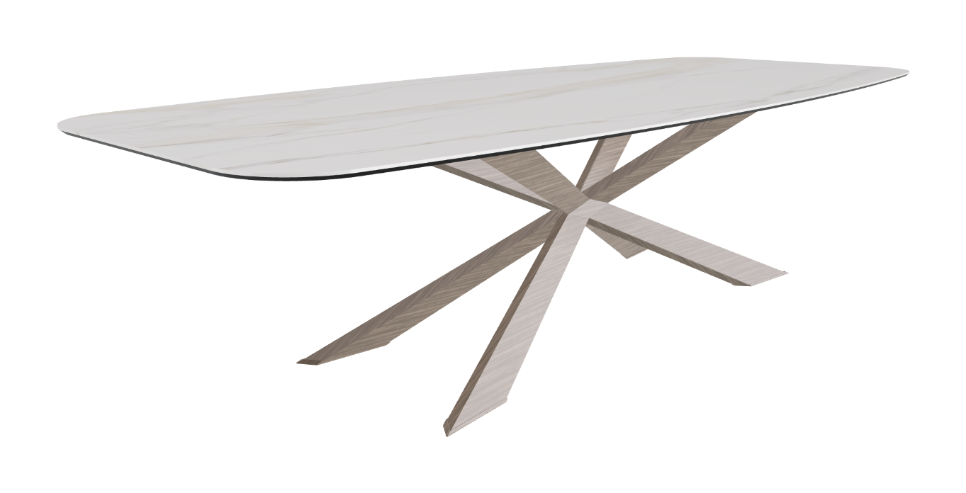 Cattelan Italia Spyder Keramik Barrel Shaped Dining Table