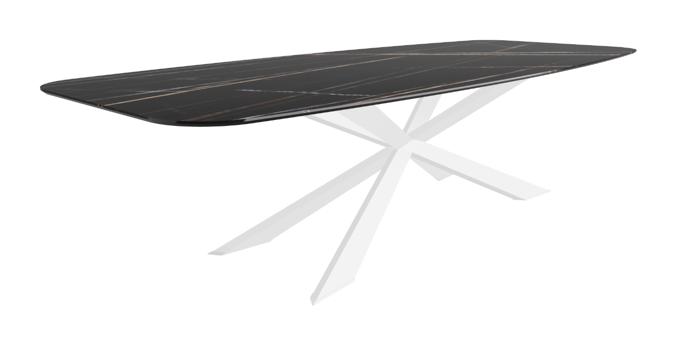 Cattelan Italia Spyder Keramik Barrel Shaped Dining Table