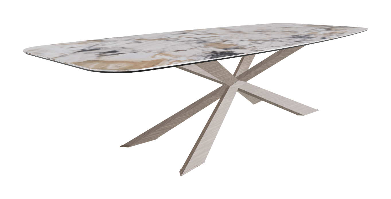 Cattelan Italia Spyder Keramik Barrel Shaped Dining Table