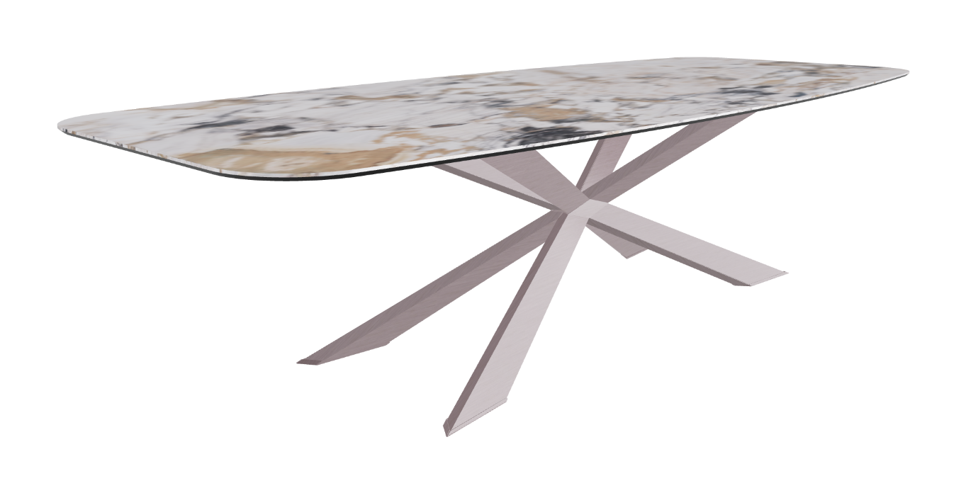 Cattelan Italia Spyder Keramik Barrel Shaped Dining Table