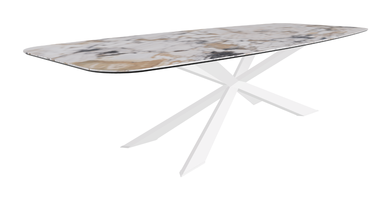 Cattelan Italia Spyder Keramik Barrel Shaped Dining Table