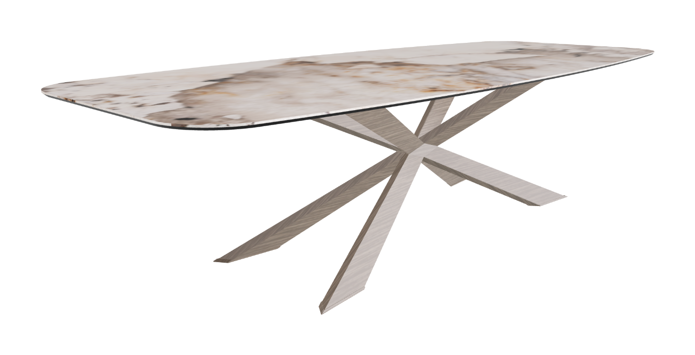 Cattelan Italia Spyder Keramik Barrel Shaped Dining Table