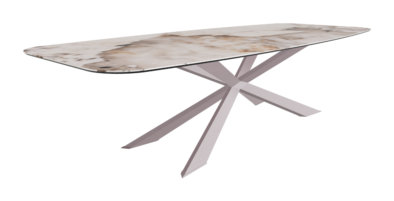 Cattelan Italia Spyder Keramik Barrel Shaped Dining Table