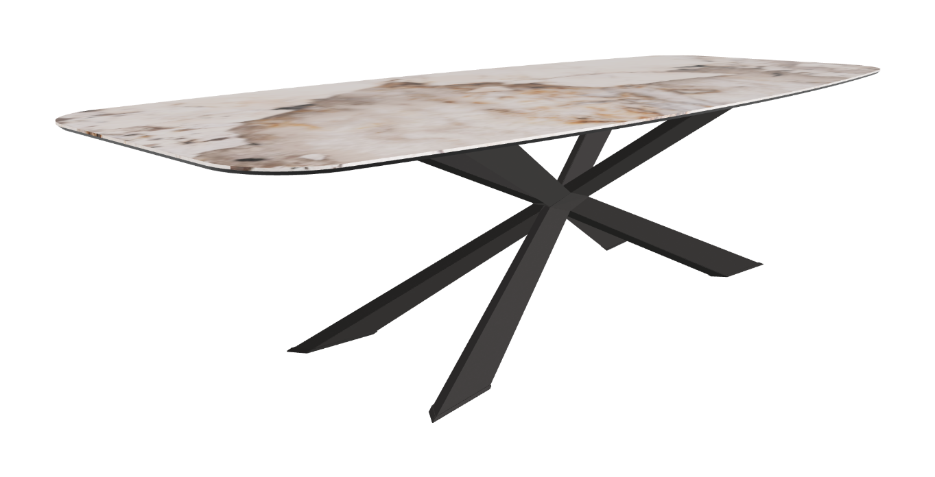 Cattelan Italia Spyder Keramik Barrel Shaped Dining Table