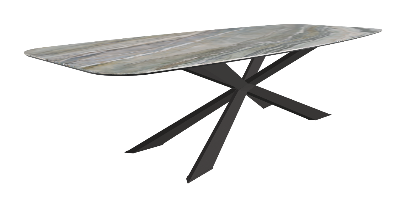 Cattelan Italia Spyder Keramik Barrel Shaped Dining Table