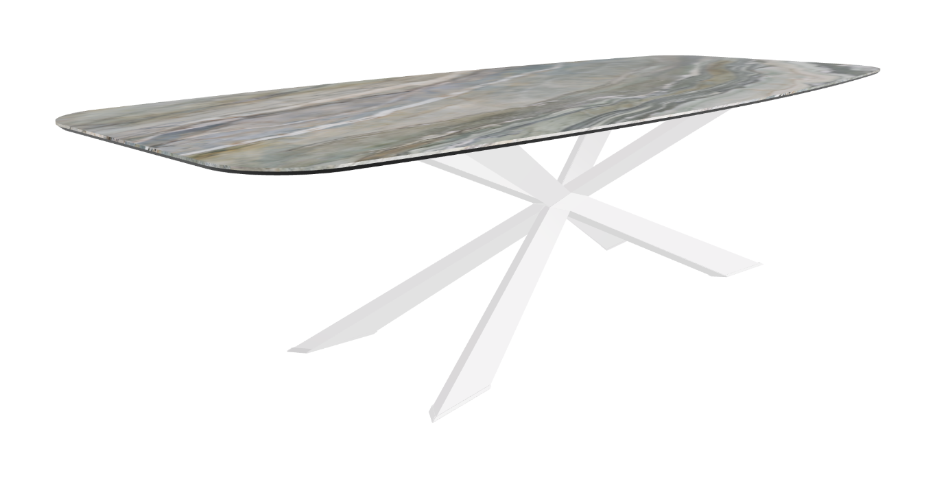 Cattelan Italia Spyder Keramik Barrel Shaped Dining Table