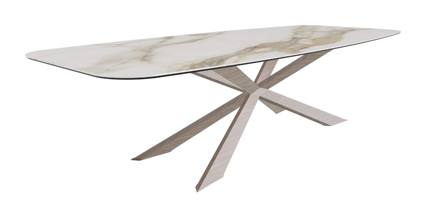 Cattelan Italia Spyder Keramik Barrel Shaped Dining Table