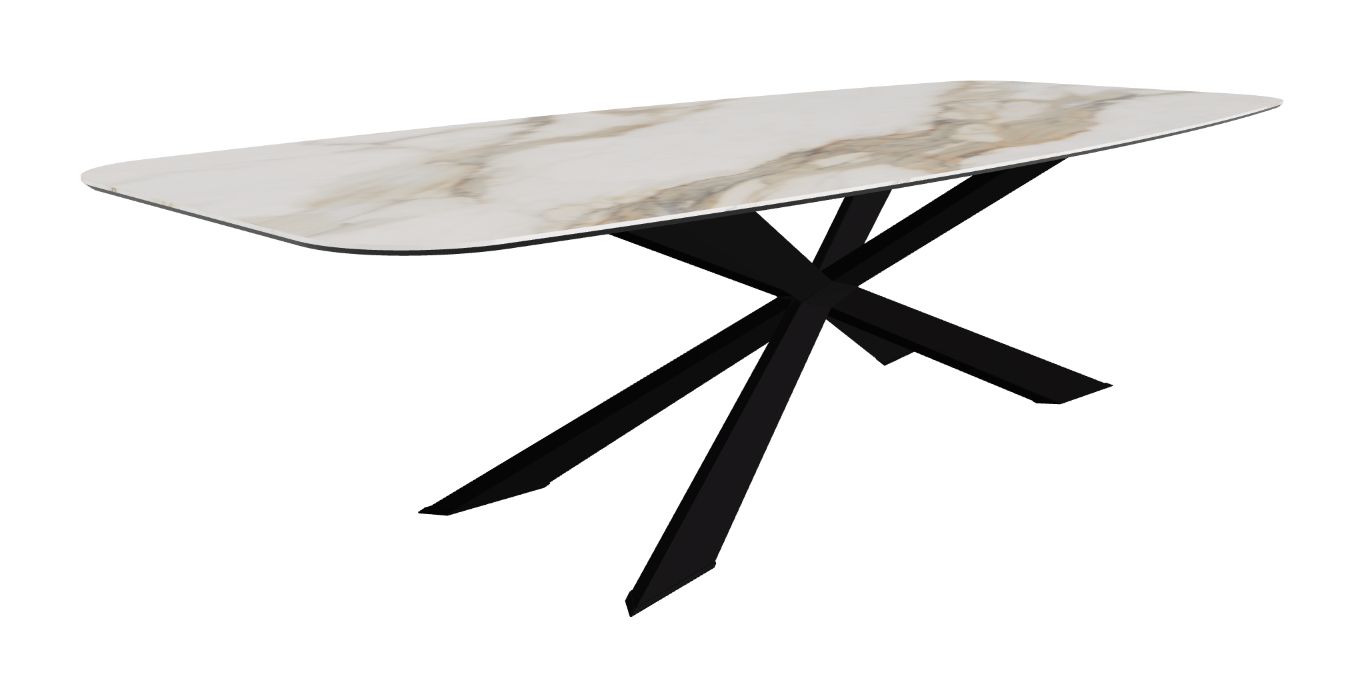 Cattelan Italia Spyder Keramik Barrel Shaped Dining Table