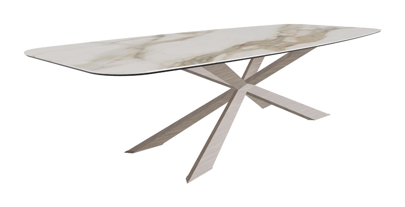 Cattelan Italia Spyder Keramik Barrel Shaped Dining Table