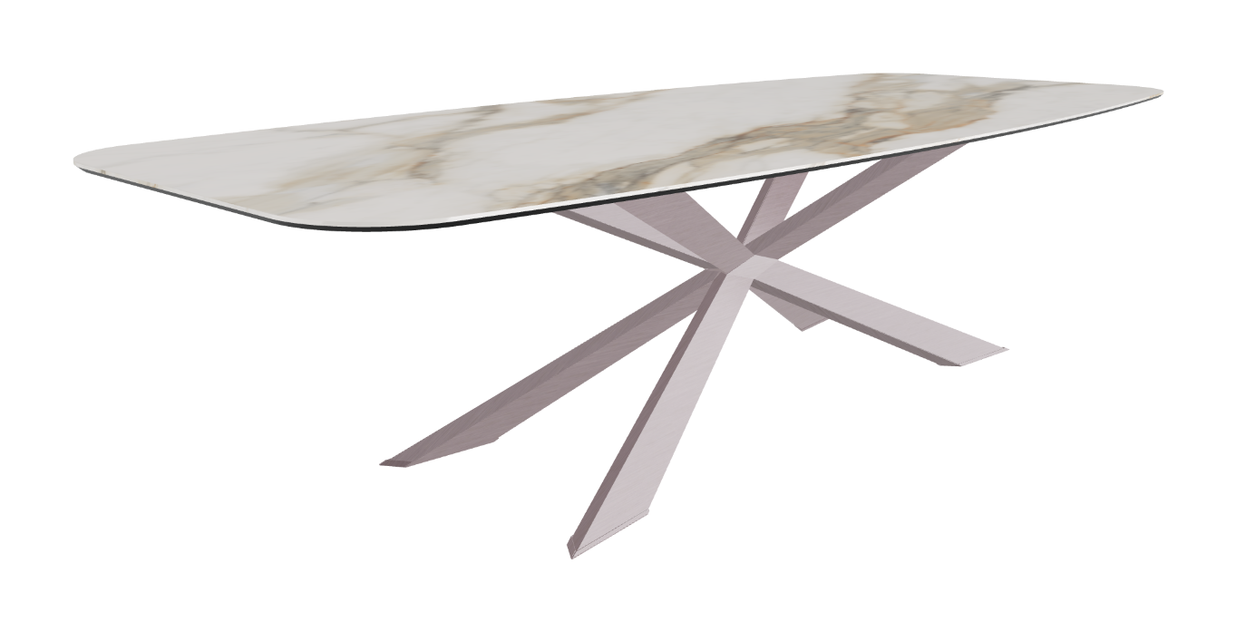 Cattelan Italia Spyder Keramik Barrel Shaped Dining Table