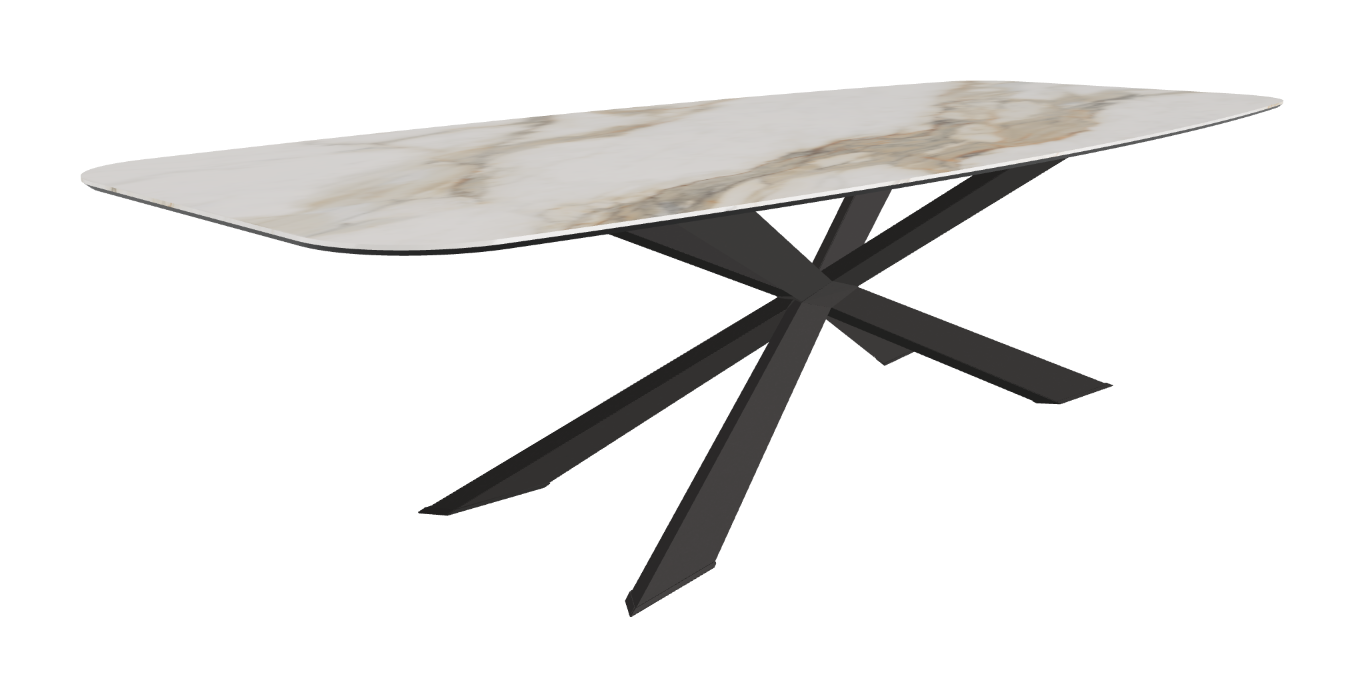 Cattelan Italia Spyder Keramik Barrel Shaped Dining Table