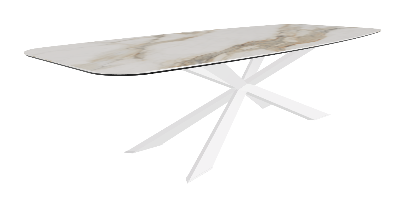 Cattelan Italia Spyder Keramik Barrel Shaped Dining Table