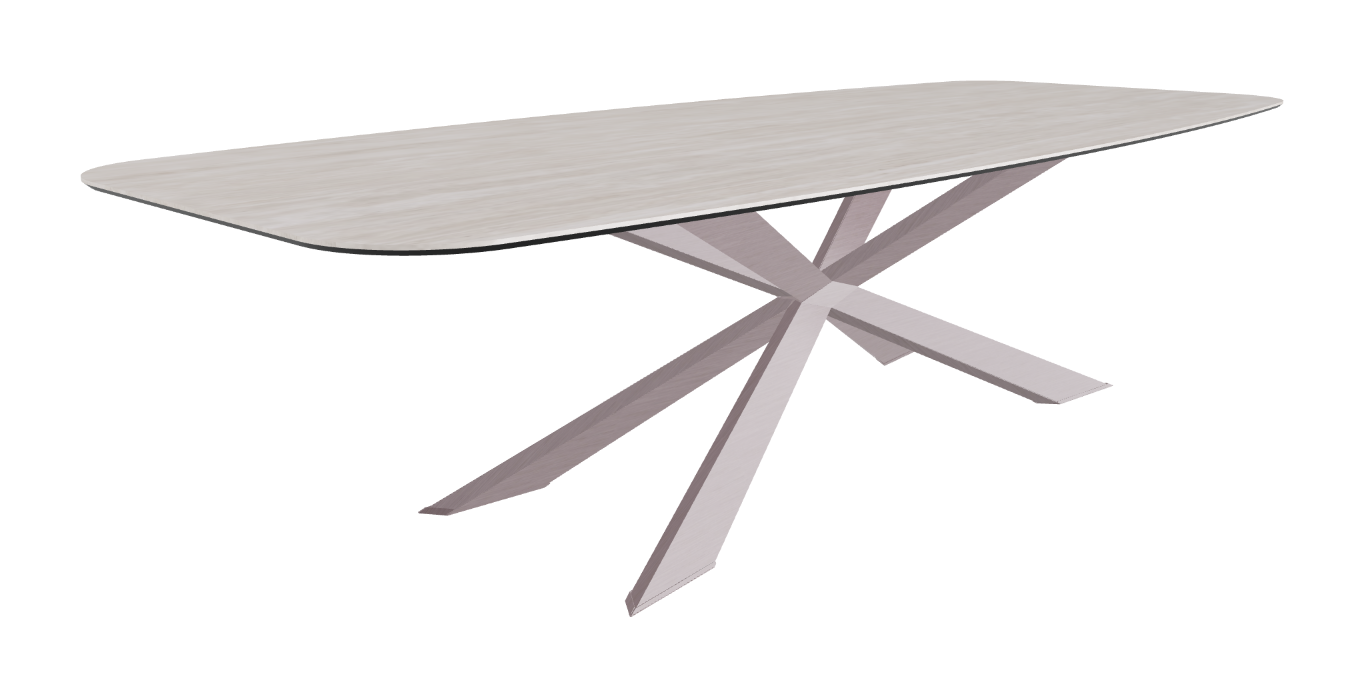 Cattelan Italia Spyder Keramik Barrel Shaped Dining Table