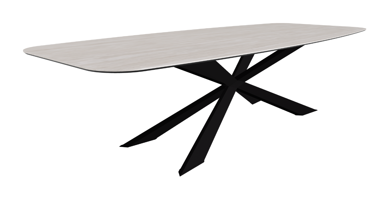 Cattelan Italia Spyder Keramik Barrel Shaped Dining Table