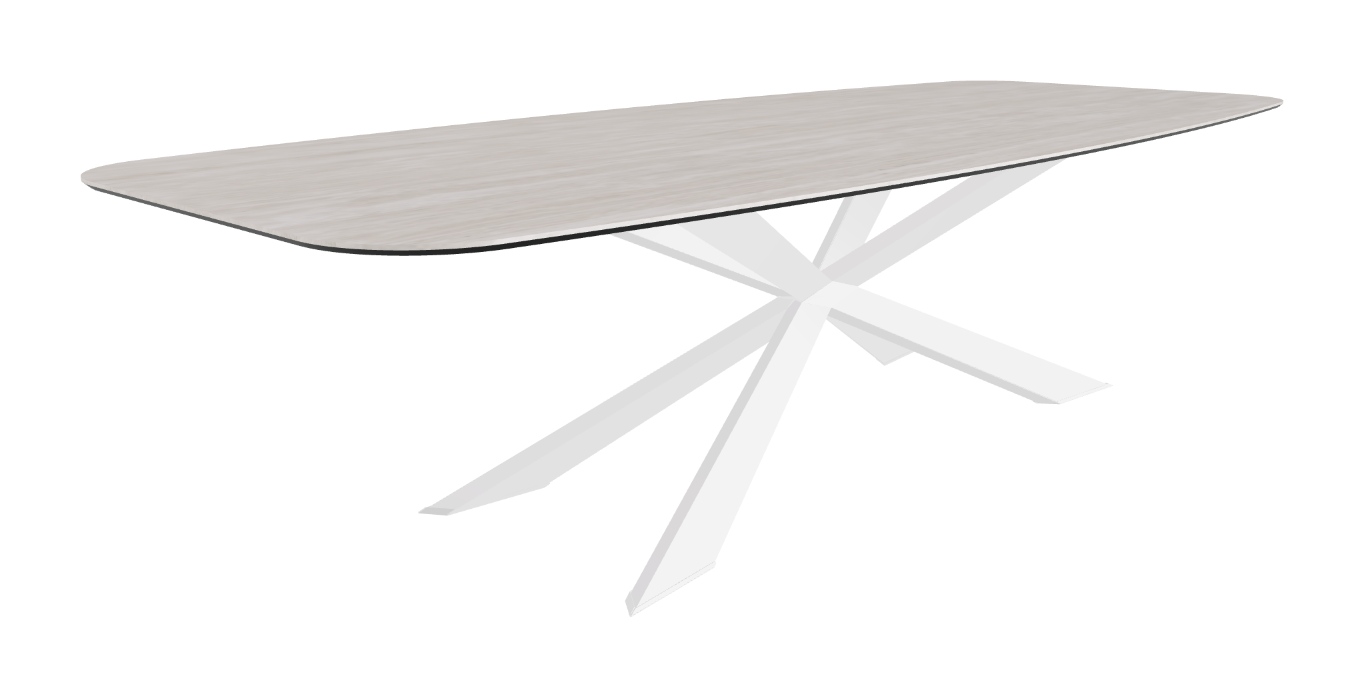Cattelan Italia Spyder Keramik Barrel Shaped Dining Table